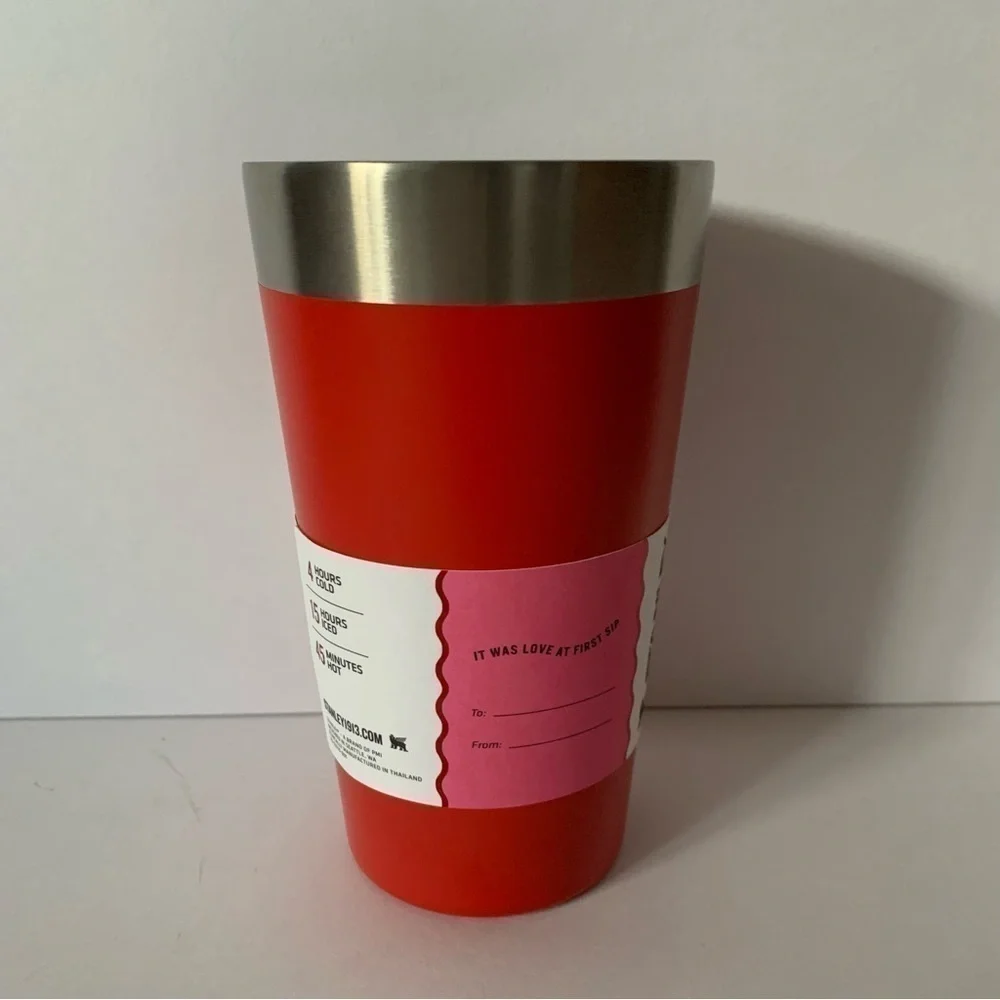 NWT. STANLEY Stacking Pint Target Red